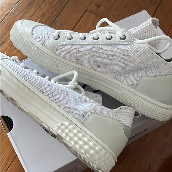 Aldo Crochito White Mid-Top Sneakers - worn once - Picture 11 of 14